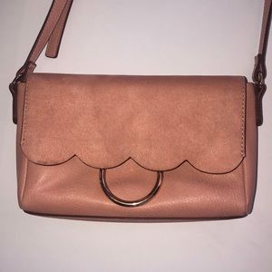 Cute, pink, four pocket small purse.